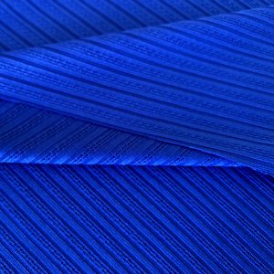 Jacquard Rib Cool Cotton Spandex Knitted Fabric For Summer Clothing插图1
