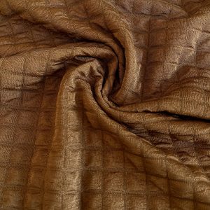 Polyester Spandex Knit Fabric Plaid Design For Garment插图