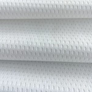 Lightweight Cat Eye Mesh Knitted Sportswear Fabric For Garment插图2