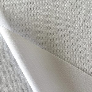 Knitted 100% Polyester Sportswear Fabric Football Honeycomb Design插图1