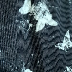 Polyester Spandex 2×2 Rib Print Knit Fabric For Tshirts Clothing插图2