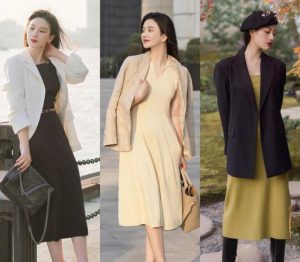 95% Polyester 5% Spandex Scuba Crepe Knit Fabric Twist For Women Suits And Dresses插图4