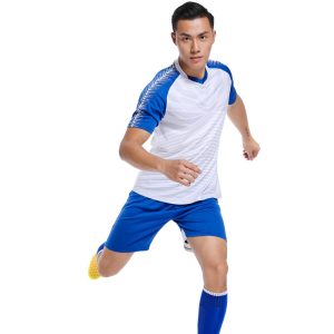 Knitted 100% Polyester Sportswear Fabric Football Honeycomb Design插图4