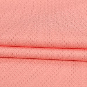Knitted 100% Polyester Sportswear Fabric Football Honeycomb Design插图3