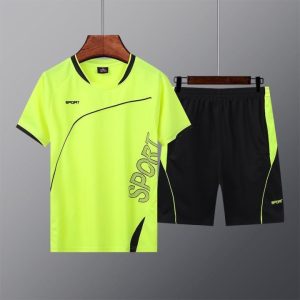 Knitted 100% Polyester Sportswear Fabric Football Honeycomb Design插图5