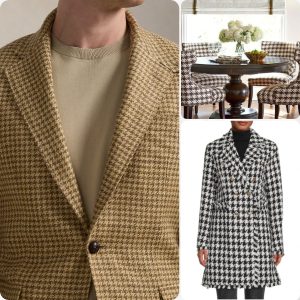 Classic Forever | Houndstooth Jacquard Fabric: Elegant Code Beyond Time插图2