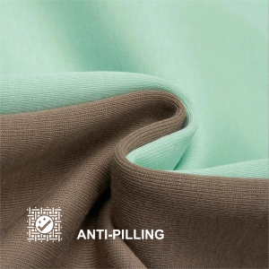 Polyester Spandex Scuba Knitted Fabric With Cotton Feeling For Hoodie Clothing插图