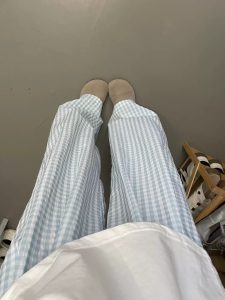 Woven 100% Polyester Fabric Cloud Cotton For Pants Clothing插图4