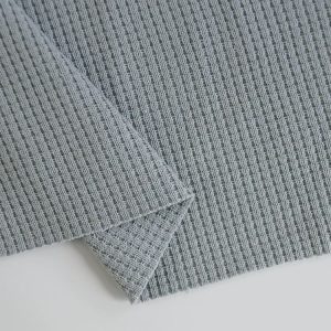 Polo Shirts Waffle Jersey Knitted Fabric Wholesale For Garment插图