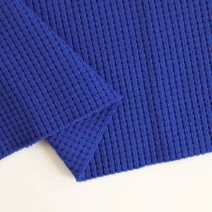 Polo Shirts Waffle Jersey Knitted Fabric Wholesale For Garment插图1