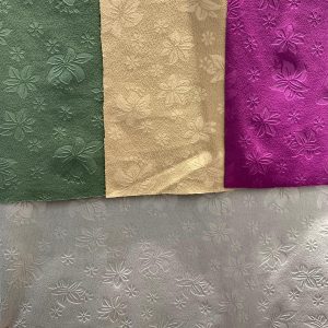 Scuba Crepe Knit Fabric With Embossed Print For Lady Suits And Dresses插图1