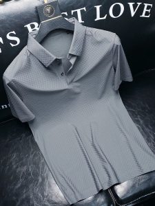 Great Wall Grid Polyester Spandex Knitted For Men Polo Shirts Fabric Wholesaler插图4
