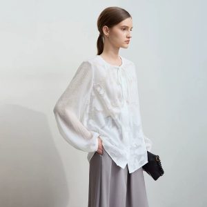 Versatile 100% Polyester Woven Cutwork Fabric For Daily Fashion插图7