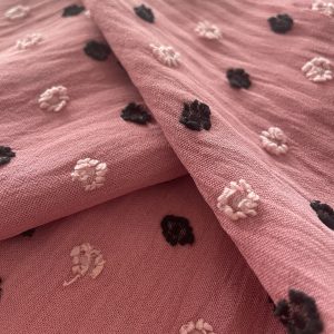 Versatile 100% Polyester Woven Cutwork Fabric For Daily Fashion插图1