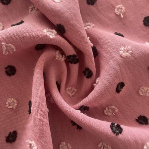 Versatile 100% Polyester Woven Cutwork Fabric For Daily Fashion插图