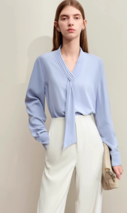 Unique 100% Polyester Woven Matte Broken Twill Hand-Grabbed Texture Fabric For Casual Fashion插图6