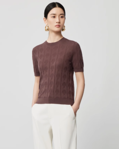 Jacquard Heart Shape Design Cool Cotton Knitted Fabric Fresh Clothing Wholesale插图5