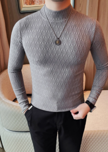 Jacquard Letters Interweave Design Cool Cotton Knitted Fabric Fresh Garment Wholesale插图4
