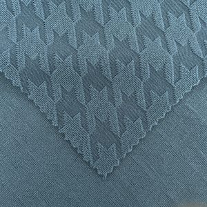 Jacquard Herringbone Design Cool Cotton Knitted Fabric Fresh Garment Wholesale插图1